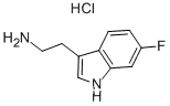 Molecular Structure of 55206-24-1 (6-Fluorotryptamine hydrochloride)